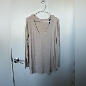 Abercrombie & Fitch Soft & Cozy Tan Tunic Size XL